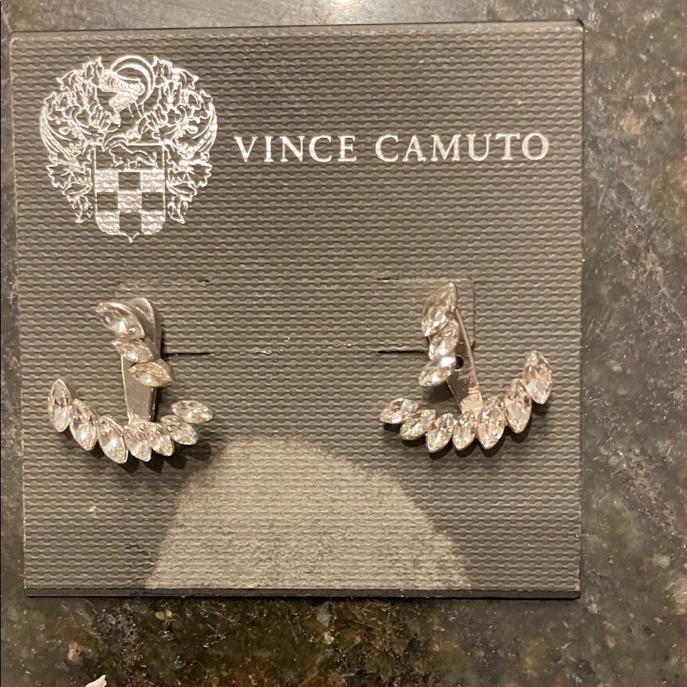 Vince Camuto Silver crystal earrings